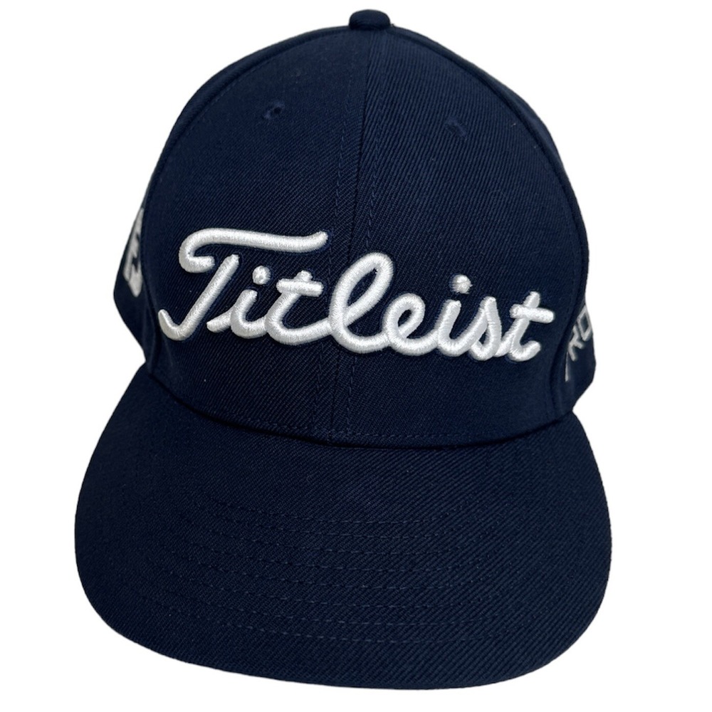 Titleist Hat Men's Adjustable FJ‎ Logo Snapback Golf Cap Navy